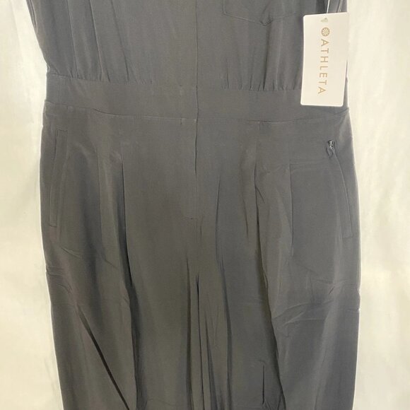 Athleta Women's Brooklyn Heights Wide Leg Jumpsuit – Size 16 – Black - Picture 10 of 13